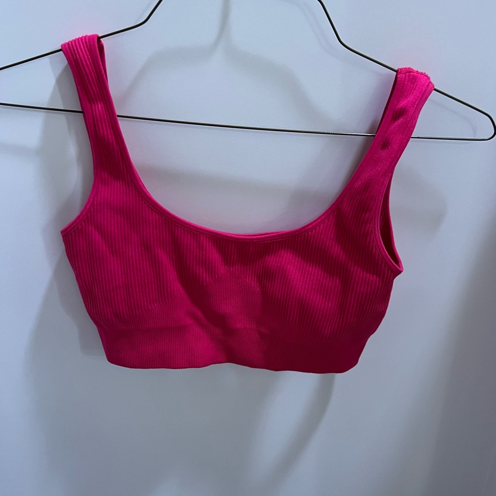 EUC hot pink bandeau bra - small